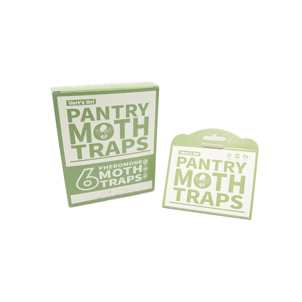 Premium Pantry Moth Traps with Pheromones Prime, Non-Toxic Sticky Glue Trap  fo