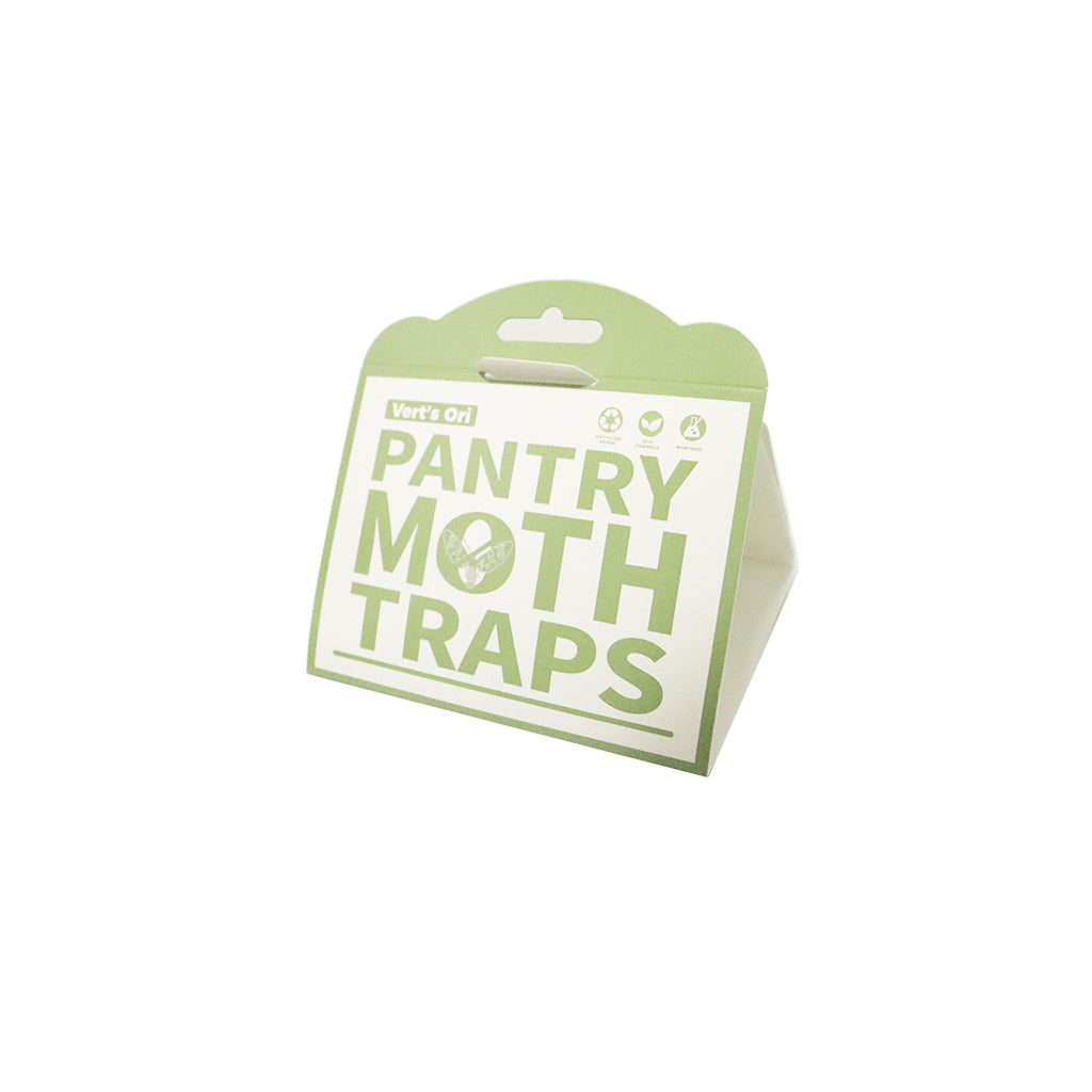 Vert's Ori Pantry Moth Trap, Non-Toxic with No Insecticides, Sticky Glue Trap with Pheromones, Safe for Food and Cupboard (6 Pack)